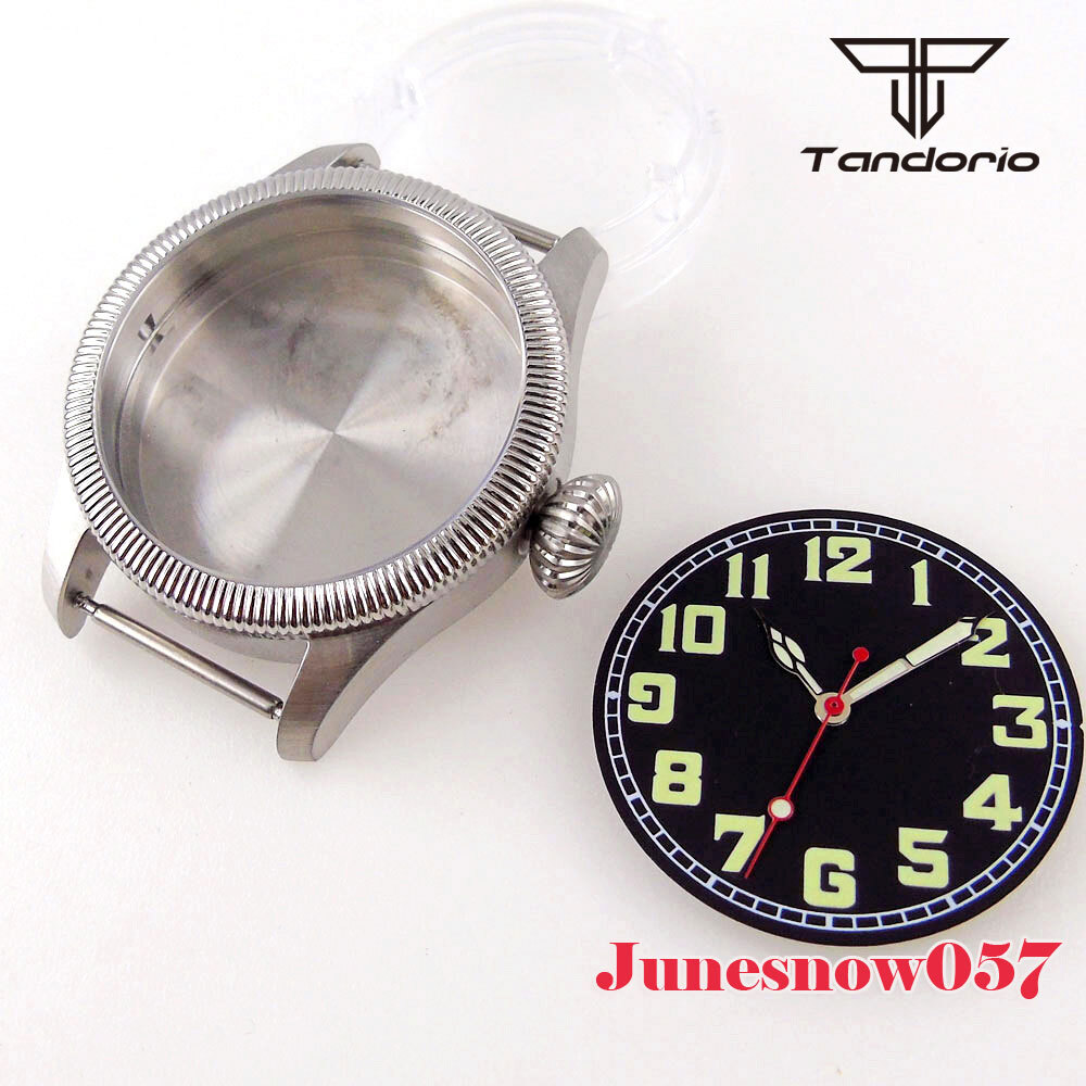 Fit NH35 NH36 NH34 ETA2824 39MM Men Watch Coin Edge Bezel Case Dial Hand Set
