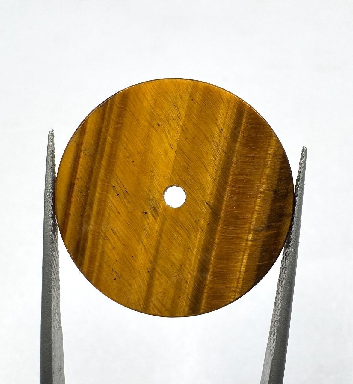 tiger eye Watch Dial Blank Handmade Dial for 24.5 mm-1.5 mm GMC-1147w