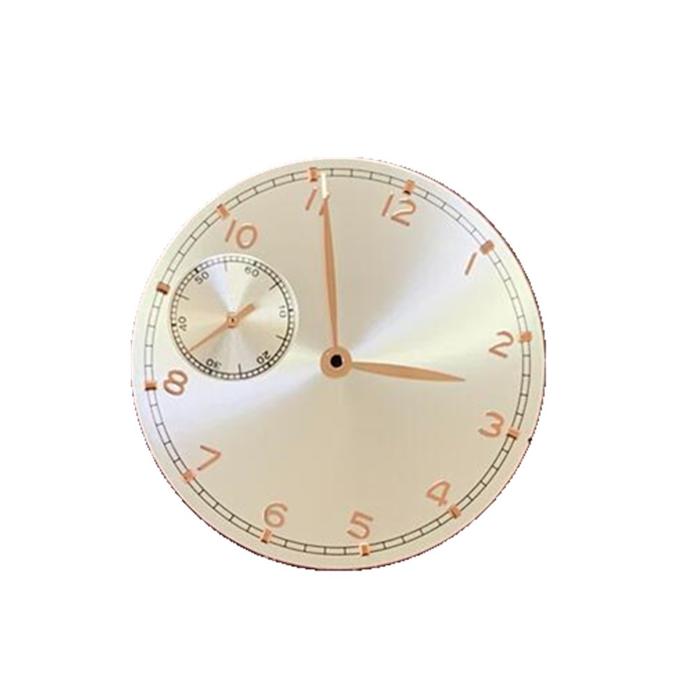 37mm White/Blue/Black/Gold Watch Dial with Hand Fit ETA 6497 Watch Movement