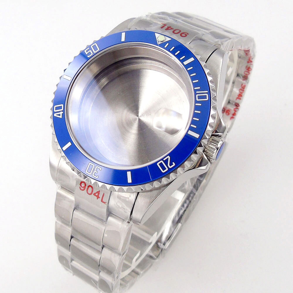 20ATM 40MM Watch Case Ceramic Bezel AR Sapphire Glass Fit NH34A NH35 NH36 2824