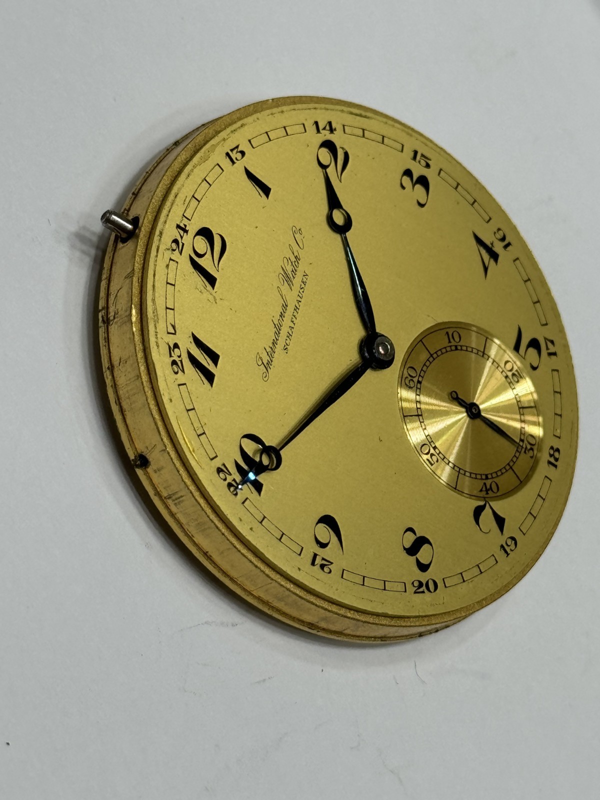 Vintage International Watch Co Schaffhausen Movement Manual Cal.H5 Swiss of 1920