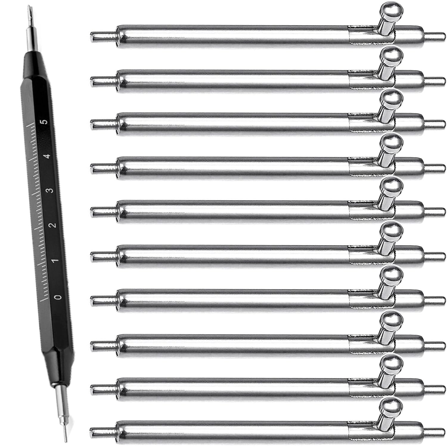 14mm 16mm 18mm 20mm 22mm 24mm Quick Release Watch Spring Bars φ1.5mm Diamet