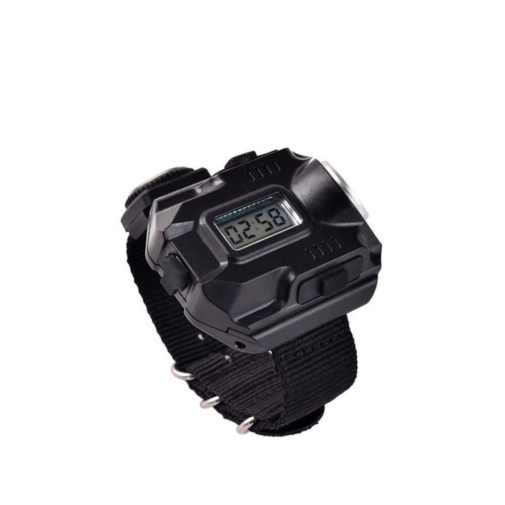 New Flashlight LED Torch Compass Tactical LED Rechargeable Outdoor Sport Watch