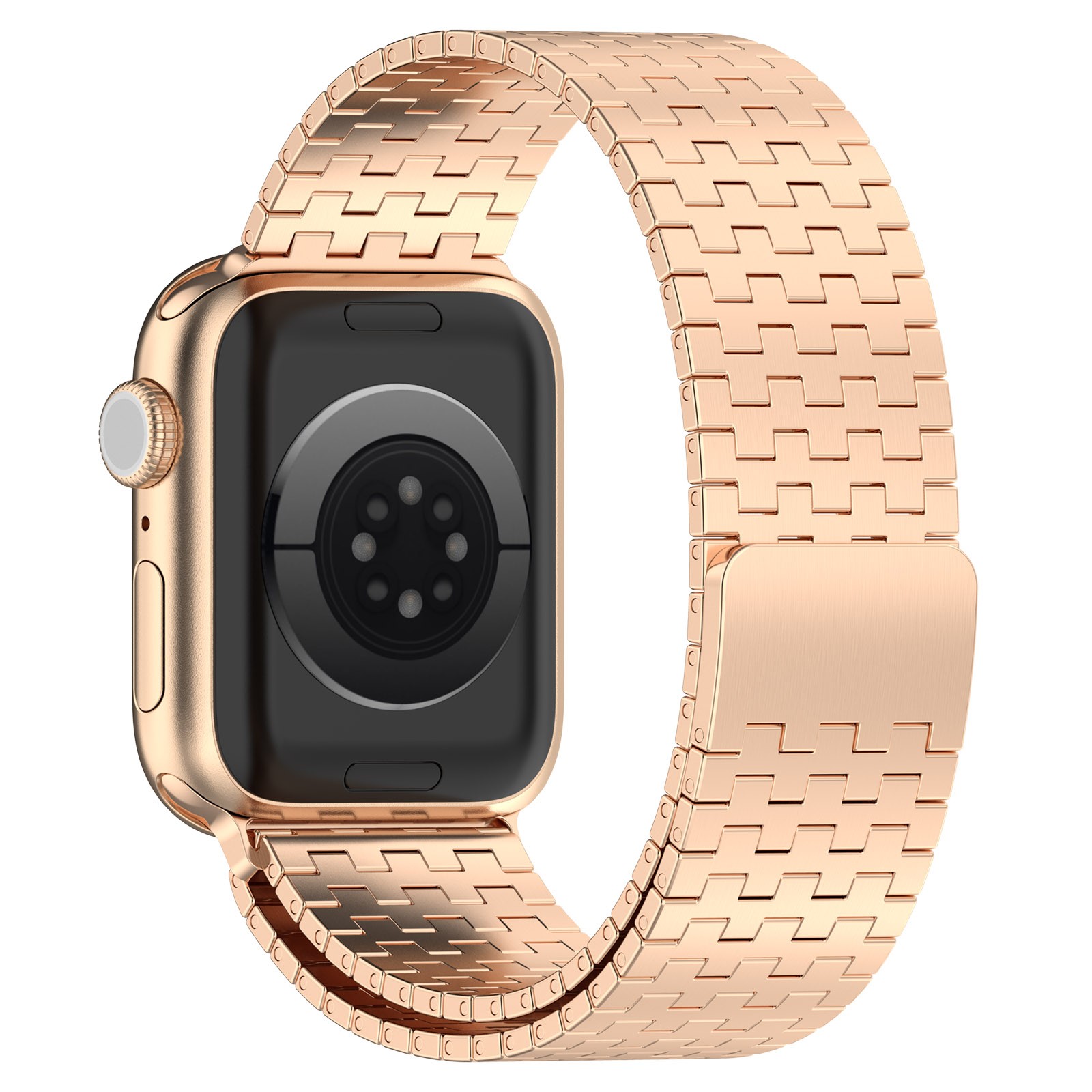 Multi-color Magnetic Adjustable Metal Watch Strap For iWatch 7/6/5/4/3/2/1