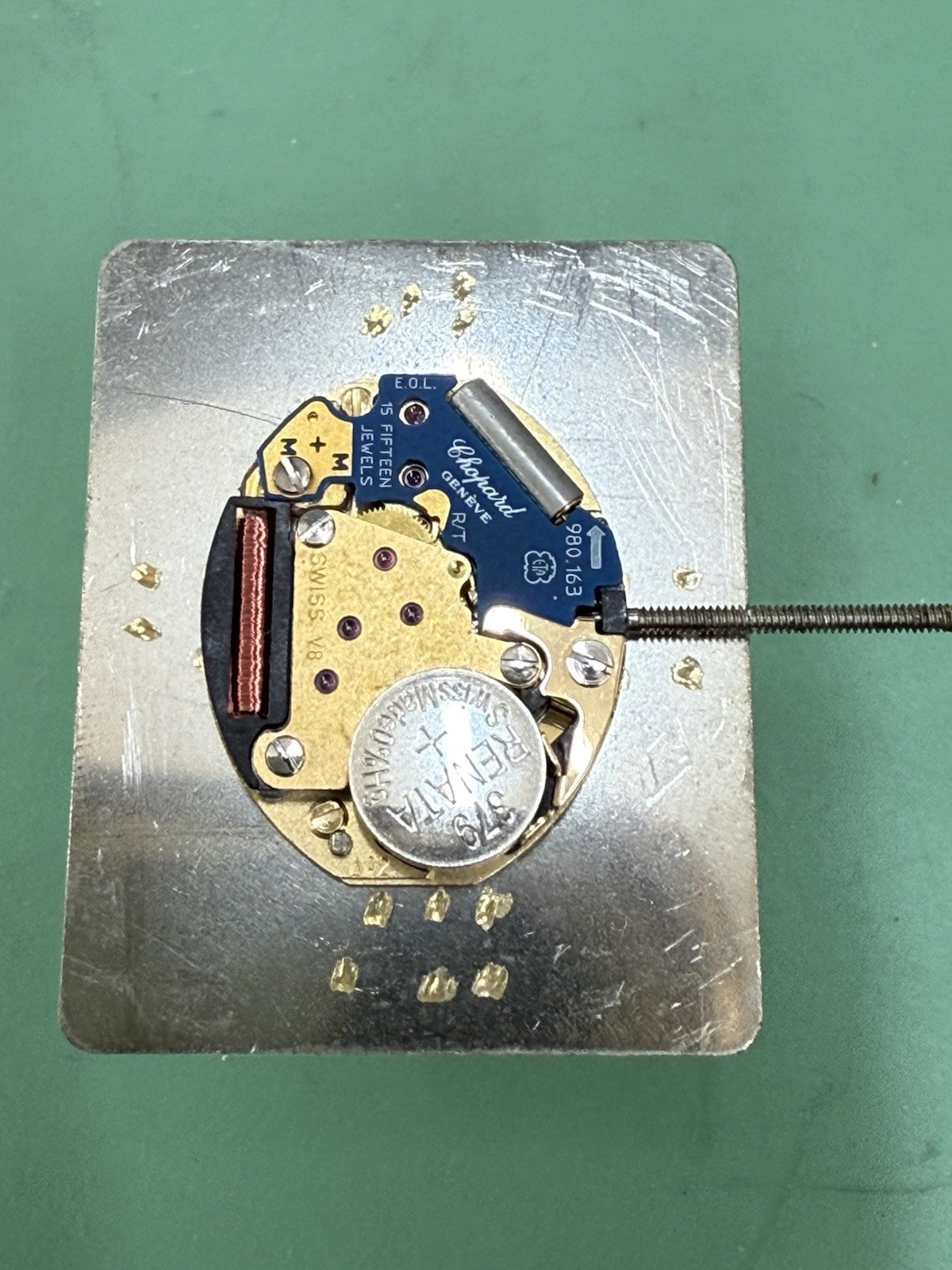ETA 980.163 Movement Chopard MOP Dial and Gold Hands. Working Condition