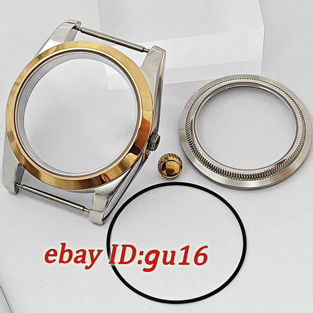 36mm 39mm watch case rose gold silver fit NH35 Miyota 8215 ETA 2824/2836 DG2813