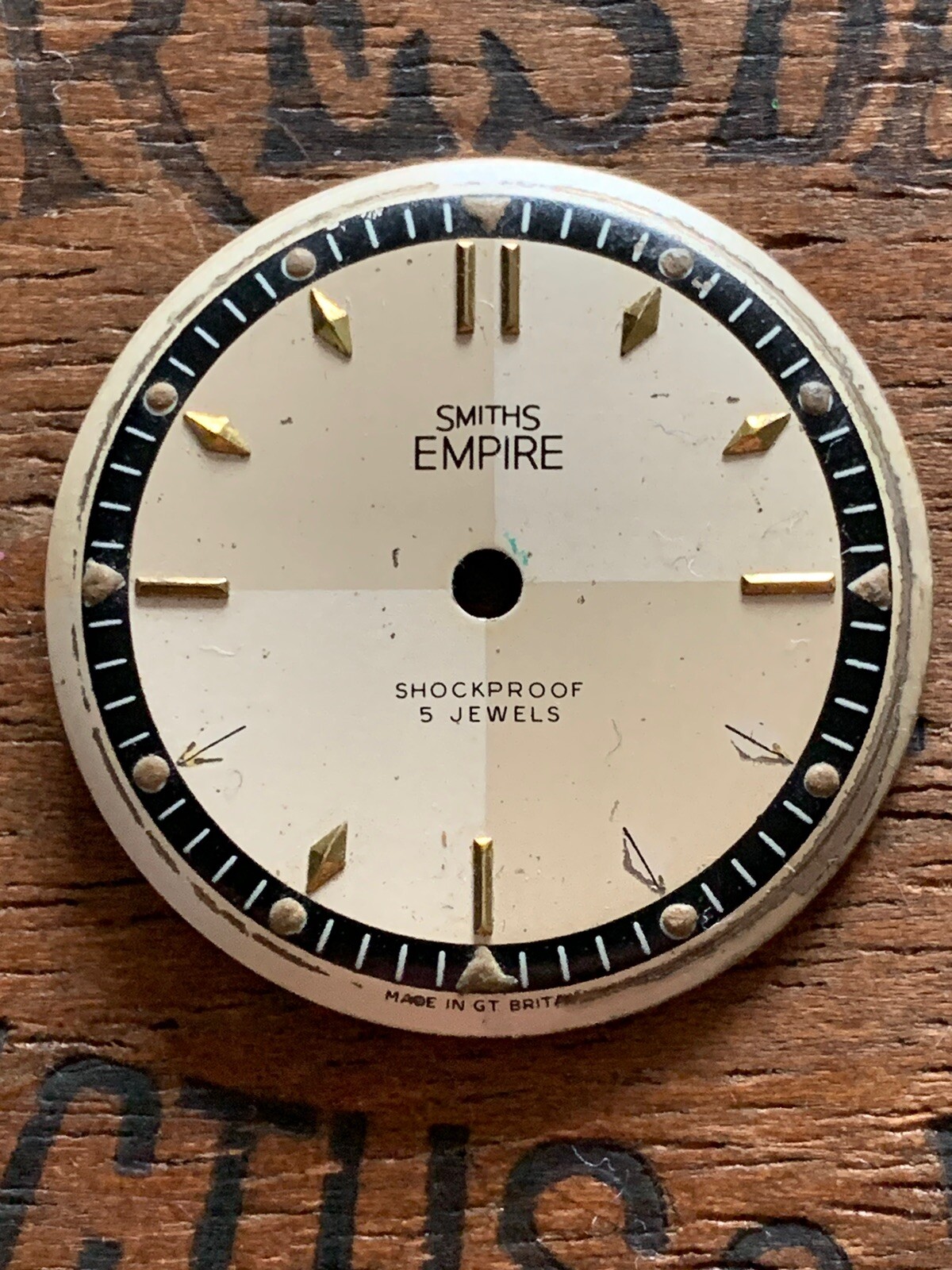 Smiths Empire Dial Made In Gt Britain Vintage