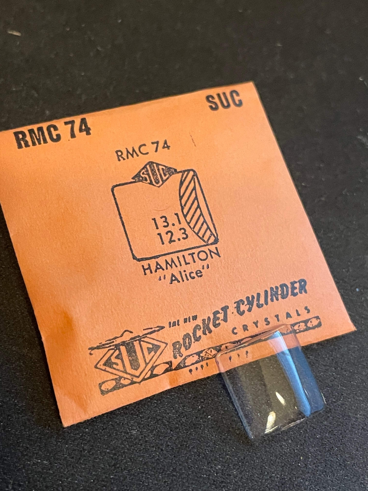 SUC Rocket Crystal RMC 74 for HAMILTON Alice – 13.1 x 12.3mm – New