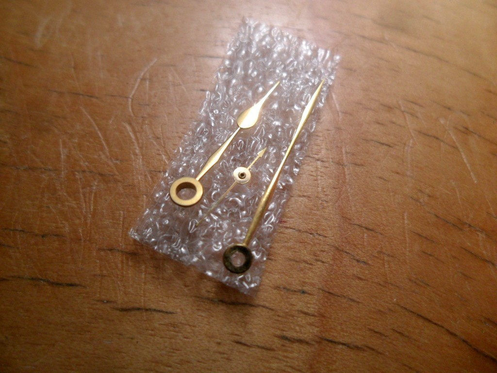 ELGIN -16S- HANDS – EARLY SPADE / WHIP RAILROAD / FACTORY GOLD SET