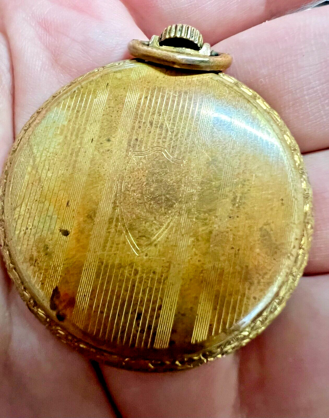 Rare Swiss Vintage SOLREX 15J Pocket Watch Swiss Movement Record W.Co.