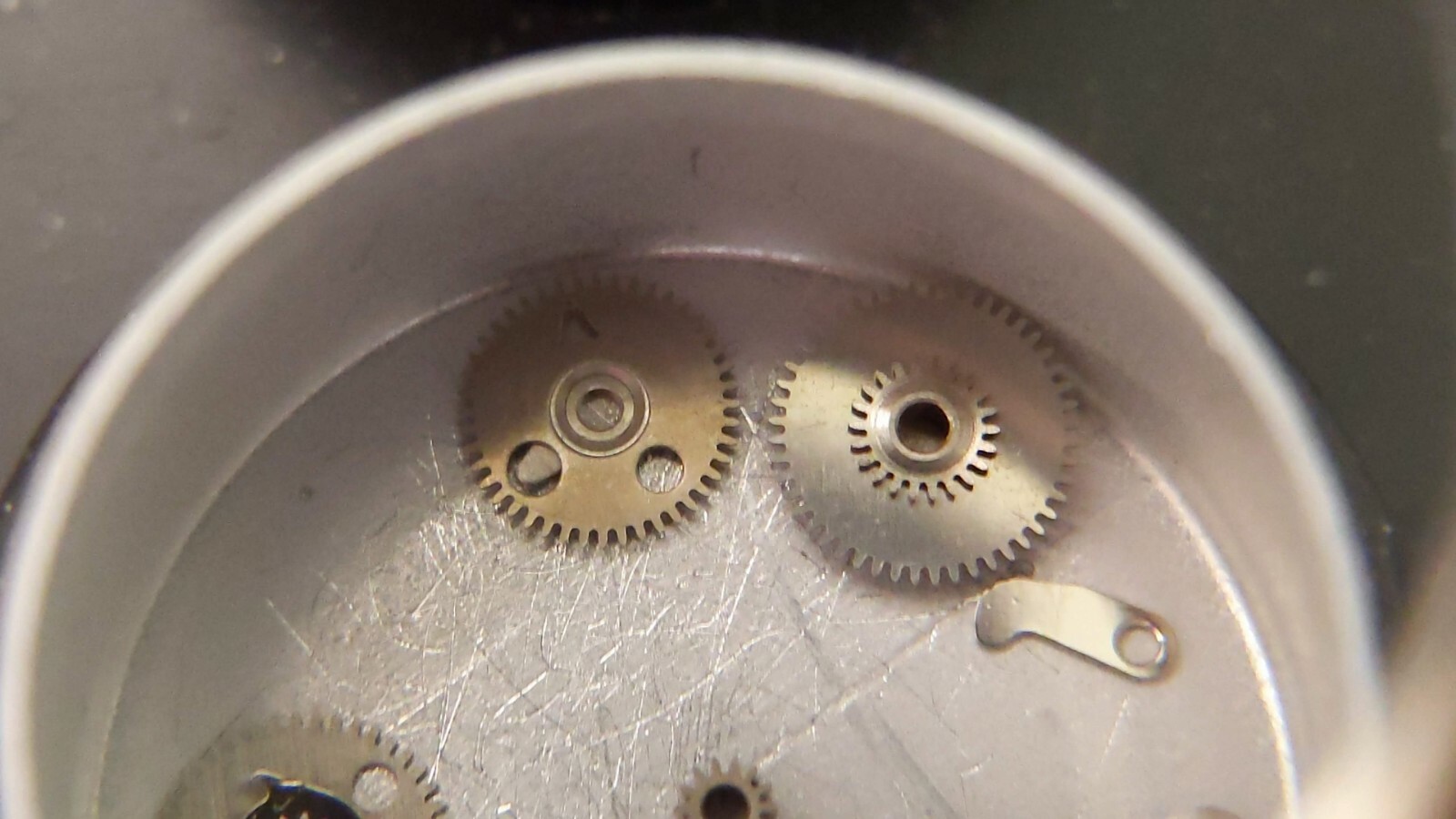 LOT OF WATCH PARTS: Lecoultre K 866 WATCH PARTS. great condition, pre-o (Yoke fo