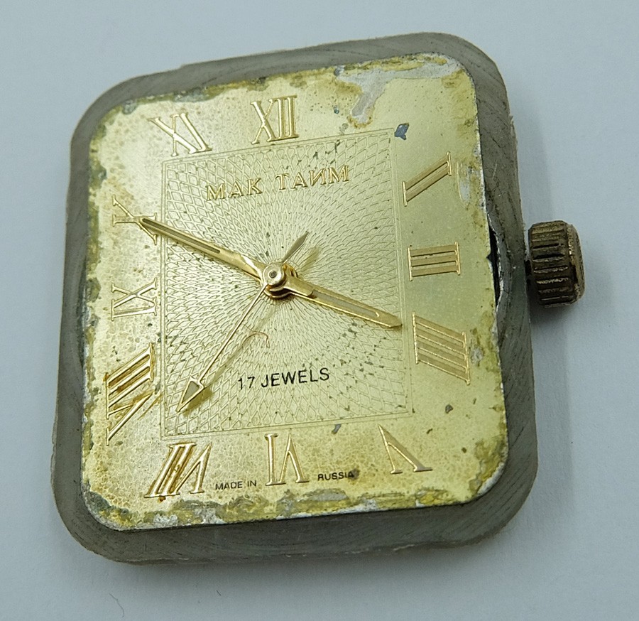 Poljot MacTime 2628H N 17 JEWELS MOVEMENT FOR MEN’S WRISTWATCH 100% working A339