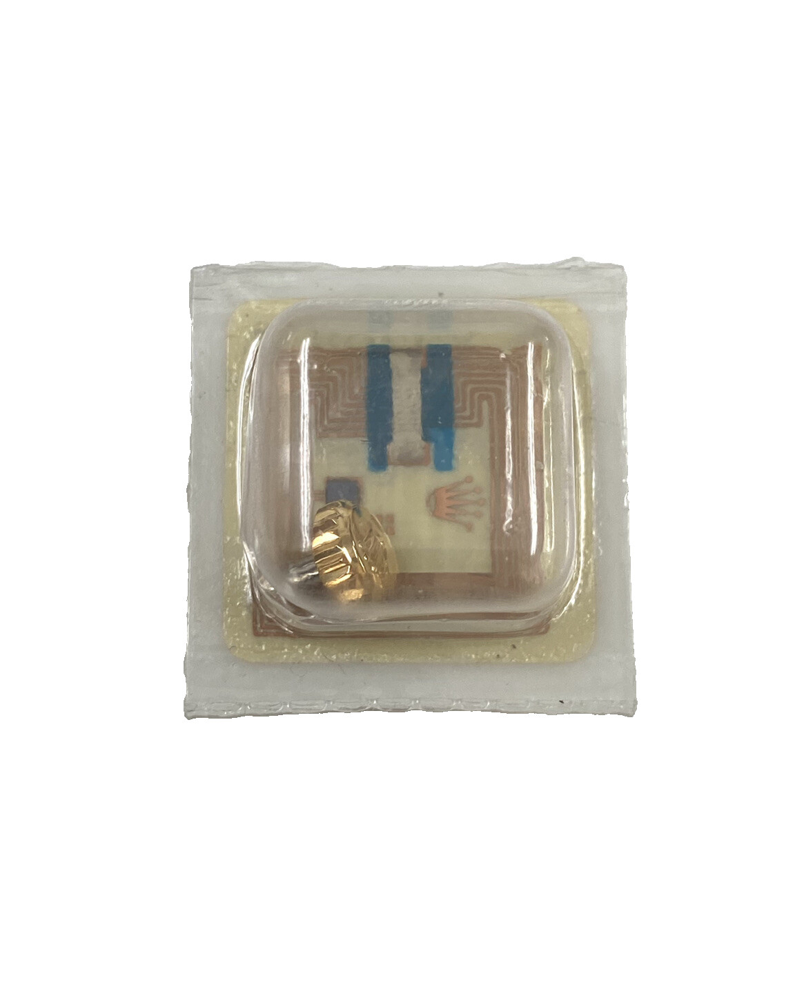 Genuine New Rolex 18k Yellow Gold Crown 24-604-3 Sealed Package