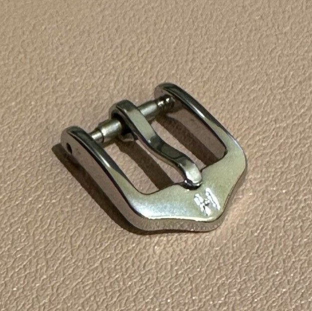 Genuine Hirsch Tradition Buckle Clasp Polished Stainless Steel 12mm BC1030-2-12