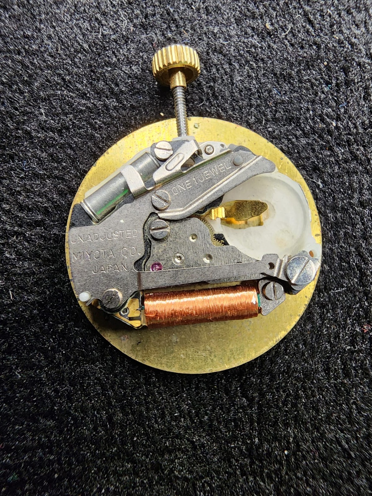 Vintage MIYOTA Quartz Watch Movements – 1 Jewel Japan – GUCCI / SOLLEX / PIERRE