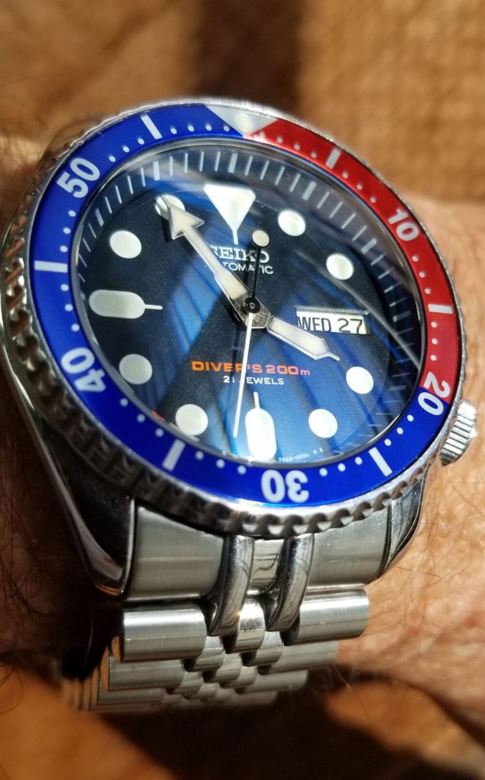 SKX007/SRPD/SSK GMT Double Dome Sapphire Crystal For Flat Bezel Inserts – CT037F