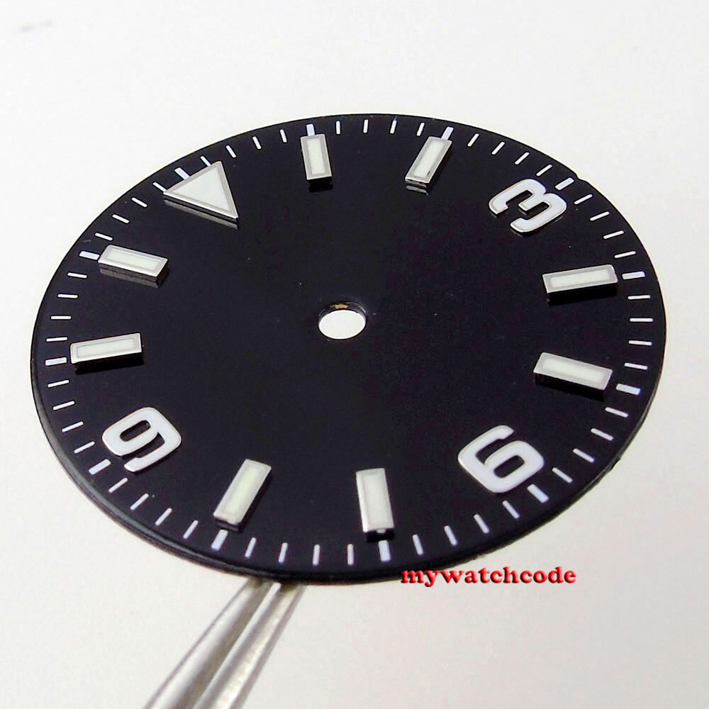 29mm orange blue black white dial fit NH35 NH36 eta 2824 2836 2813 miyota 8215