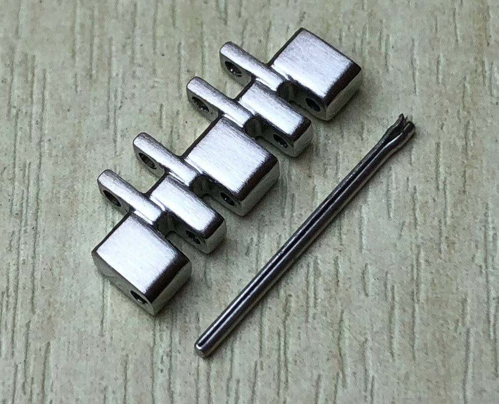 Spare Two-Tone HALF LINK Fit Tissot Carson T085407A T085410A 19mm strap/bracelet
