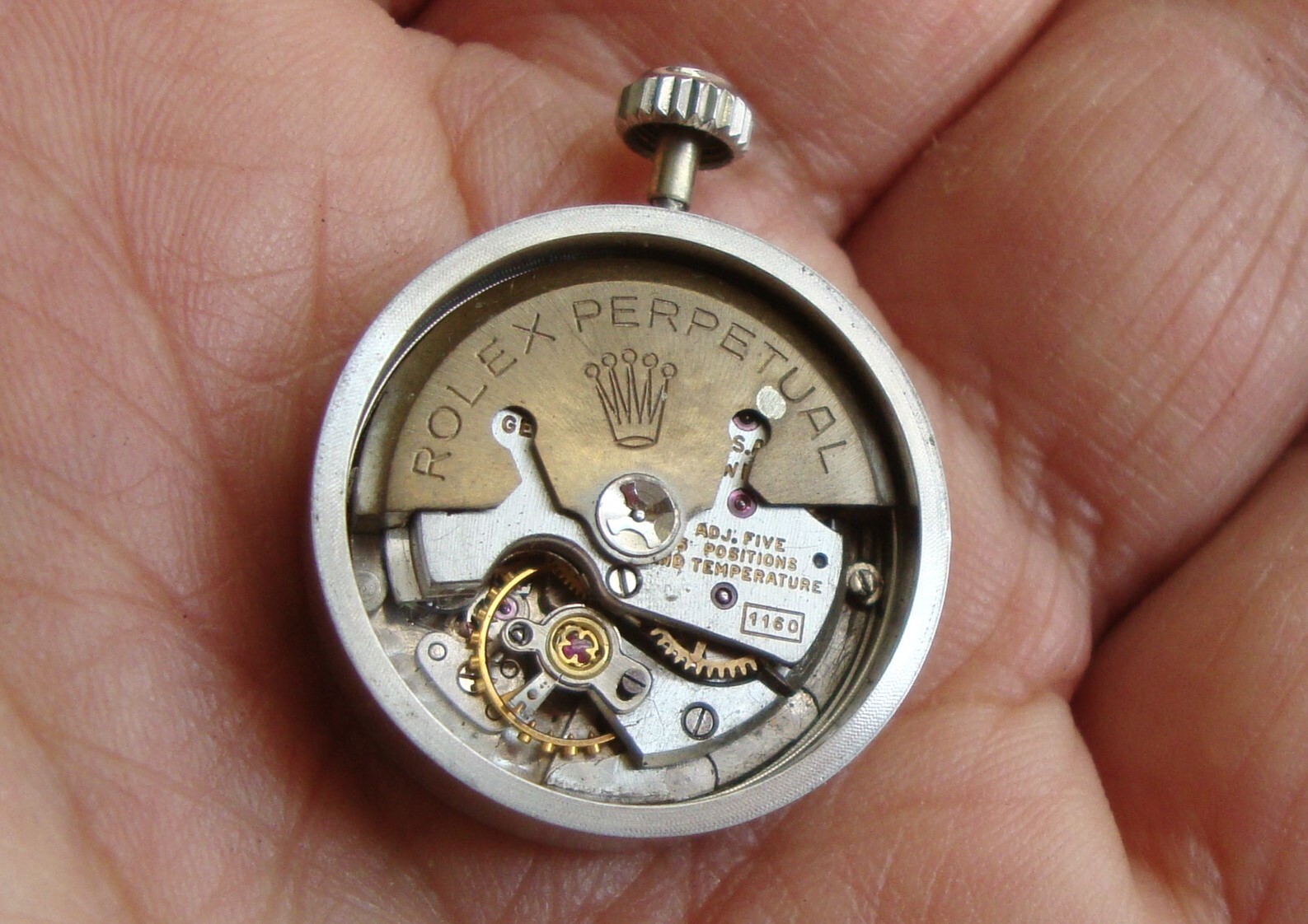 Rolex Oyster Perpetual Date Lady Automatic Cal.1160 Butterfly Rotor, 1950s