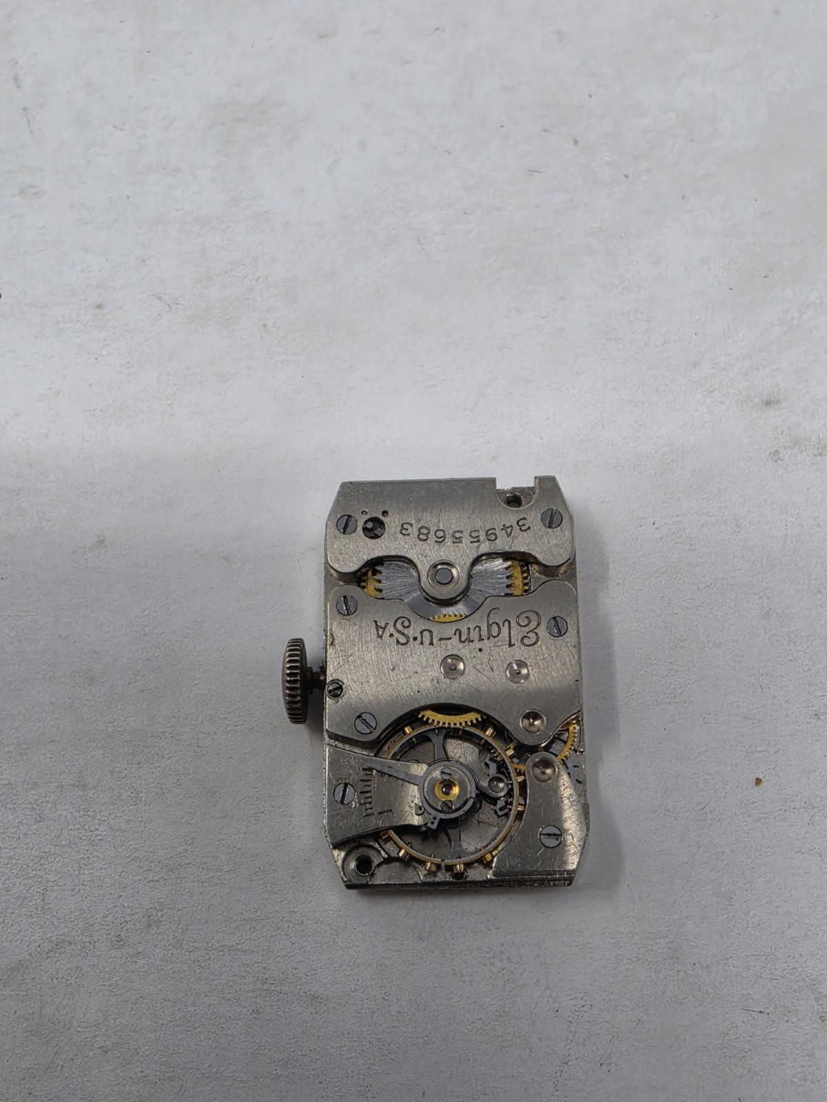 Vintage Watch Parts Lot Elgin Bulova Westclox Seiko Waltham Gruen Movements