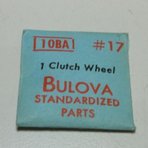 BULOVA CLUTCH WHEEL 10BA #17 WATCHMAKER REPLACEMENT PART #313