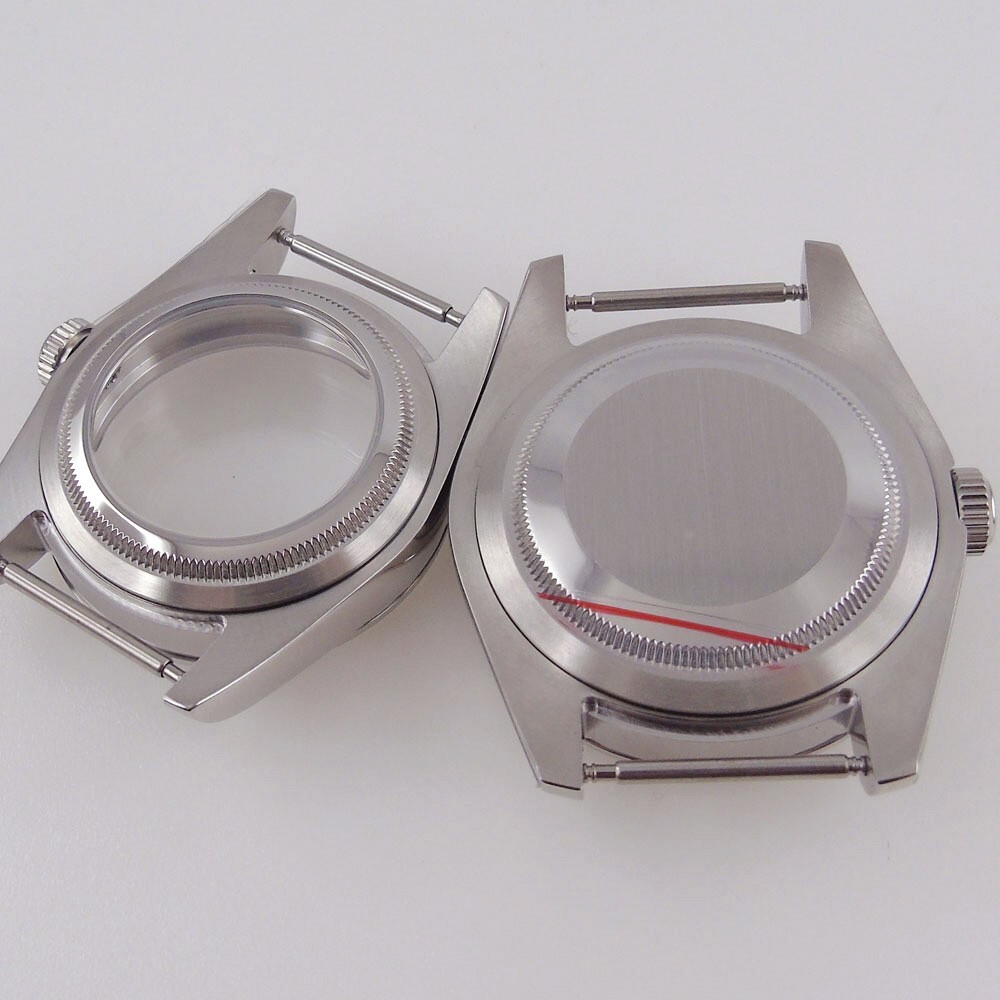 36/39mm Round Poilshed Stainless Steel Diver 20ATM Watch Case For NH35 NH36 Move