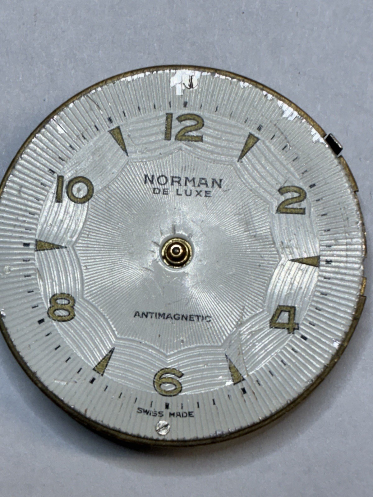 Shelly, Norman, Lucerne Watch Movement w/ Dial Lot Arabic & Non-Numeric