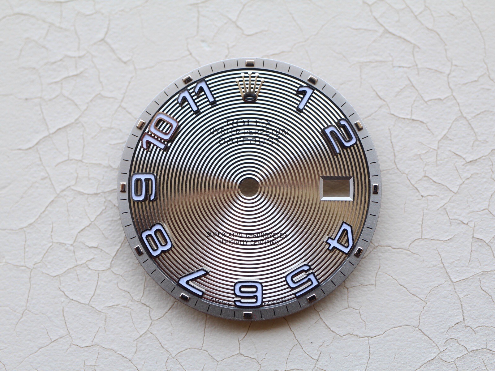 Rolex Datejust Quadrante Grigio Concentric Dial Numeri 116200 116234 Silver