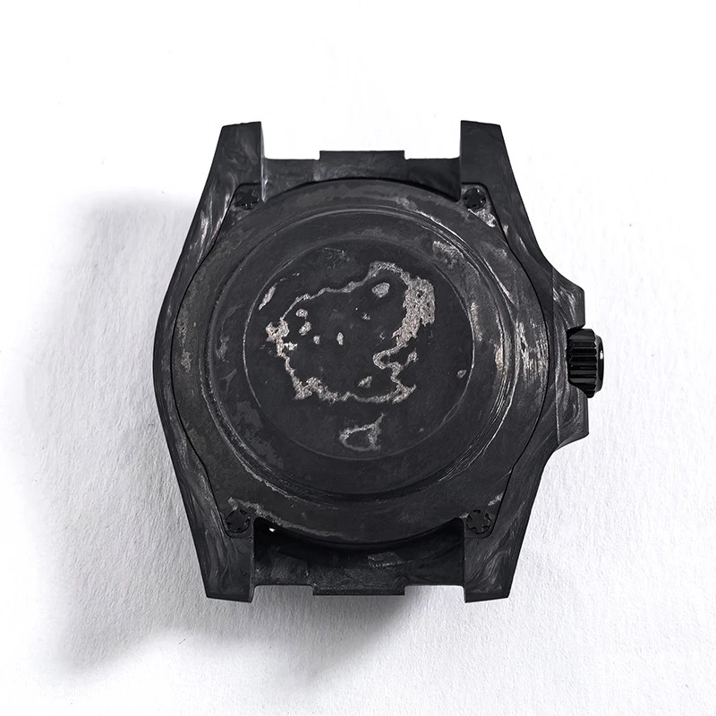 40.5mm Carbon Fiber SUB Diver Case Sapphire Glass for 3135 Movement 28.5-29 Dial