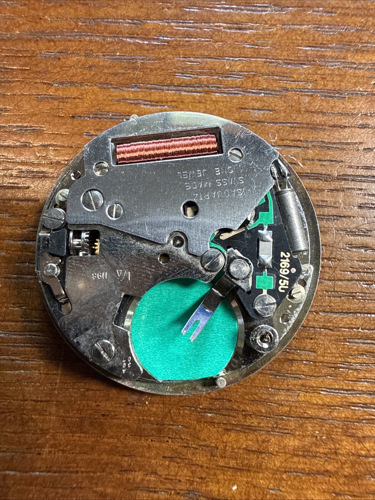 Rare Bulova Accutron 2169/6 K Movement & Dial 1960s-70s Running