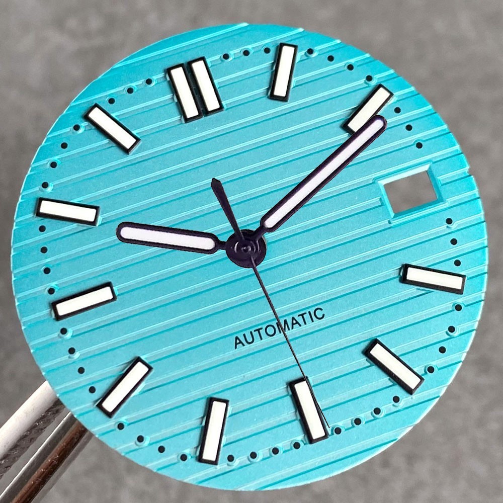29.2mm Black Blue White Watch Dial Luminous for NH35 ETA 2824 PT5000 MIYOTA 8215