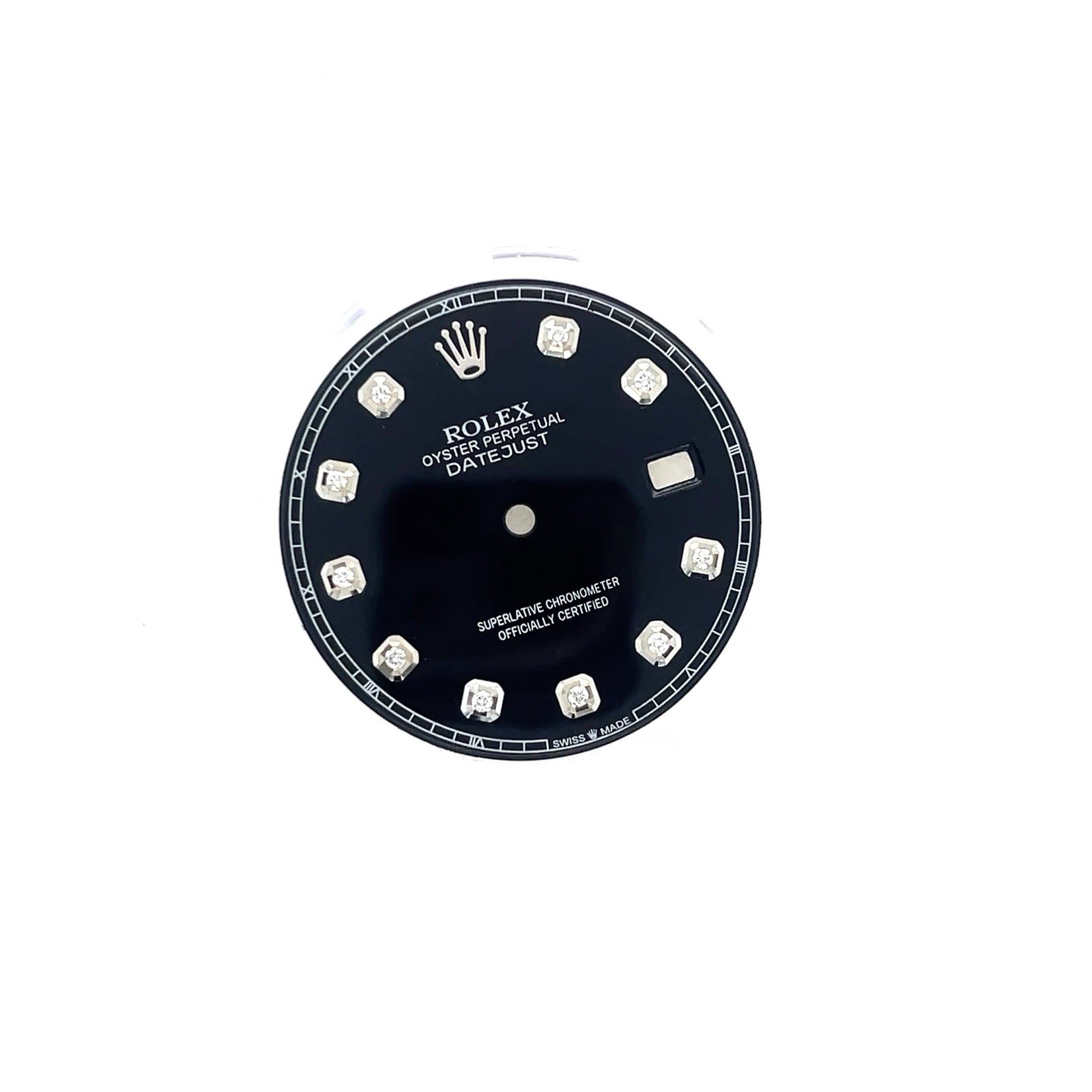 Rolex Custom Black dial For Datejust II 41mm New Model Natural Diamond