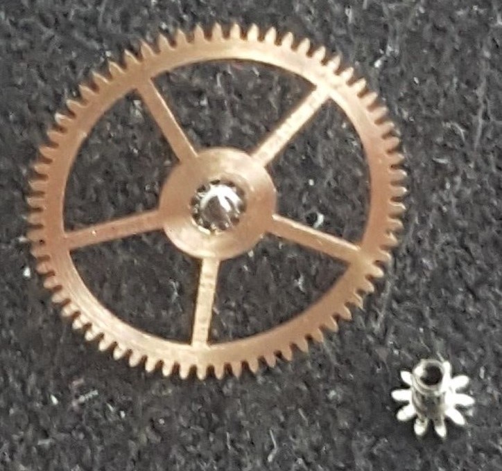 Omega Caliber 330 Part Number 1224 (Center Wheel with Canon Pinion)