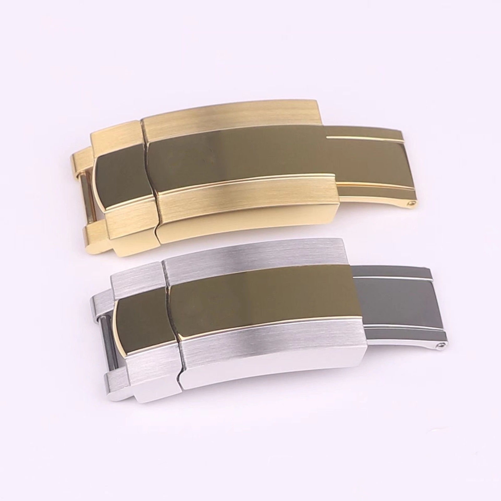For Rolex Datejust Silver/Gold/Two Tone Deployment Watch Bracelet Buckle Clasp