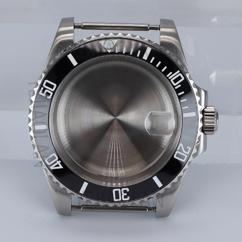 Stainless Steel diver watch case nh35 Sapphire Glass For Seiko Nh36 38 Movement