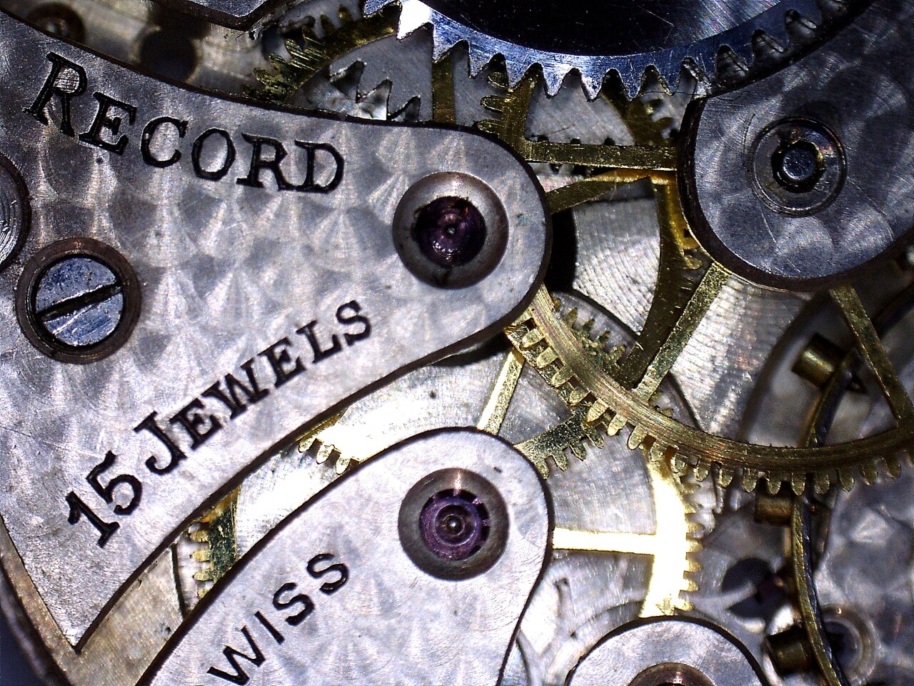 Genuine Record 431 Negative Set Watch Movement Parts (Height 6.4 mm).