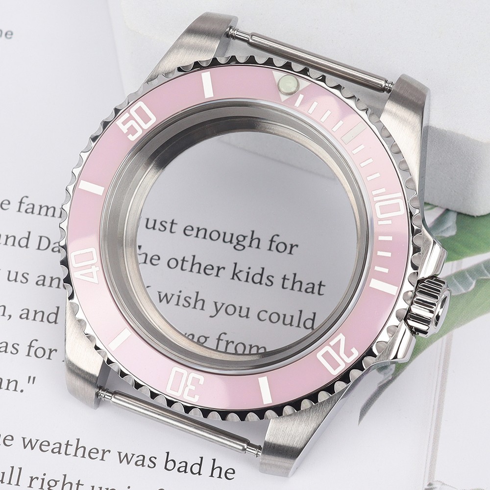 FEIYASHI STEEL Rotating Bezel 40mm Diver Watch Case Sapphire For Seiko NH35 NH36