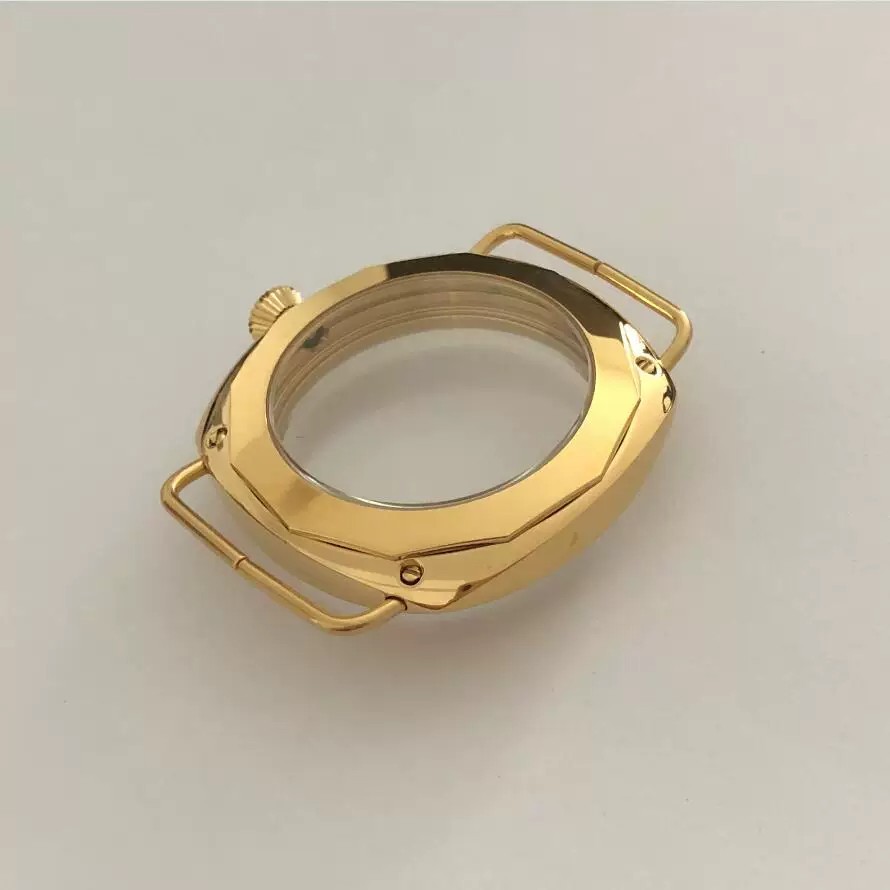 45mm 316L Steel Watch Case for ETA 6497 6498 Sea-gull ST3600 ST3621 Movement