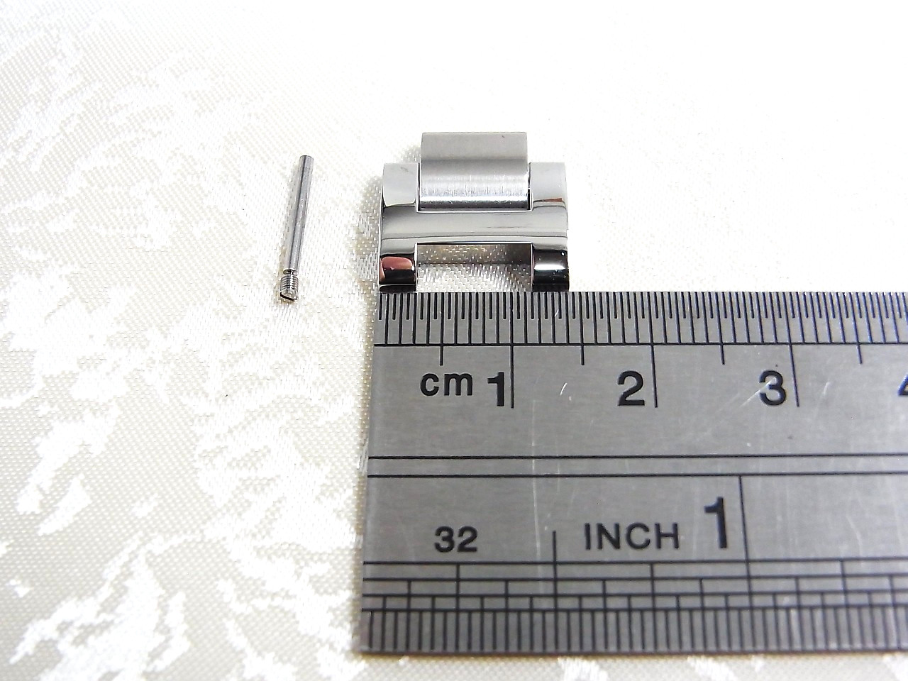 Cartier Ballon Bleu 14mm Genuine Full Link SS Watch Band Bracelet Parts Mint