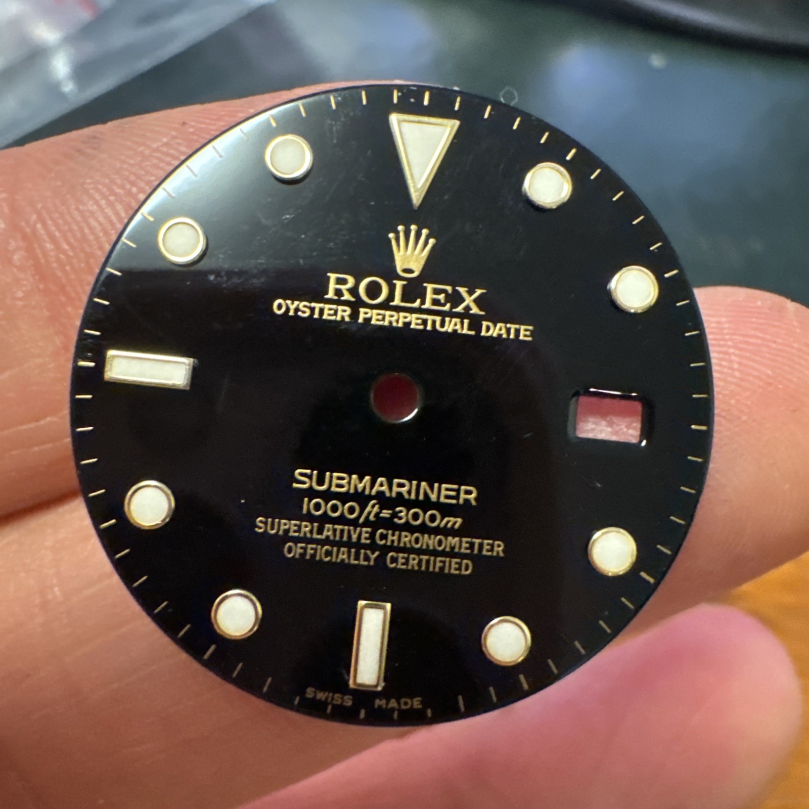 Original Rare Rolex Oyster Submariner 16618 16613 dial excellent condition SWISS
