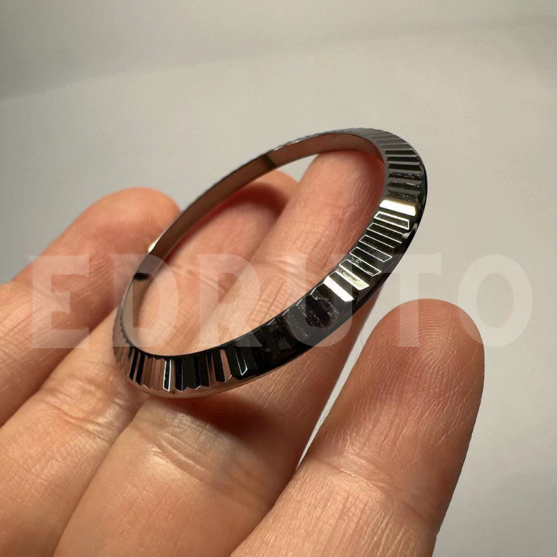 Custom Made Replacement Fluted Watch Bezel Fits Rolex Datejust 41mm 126334