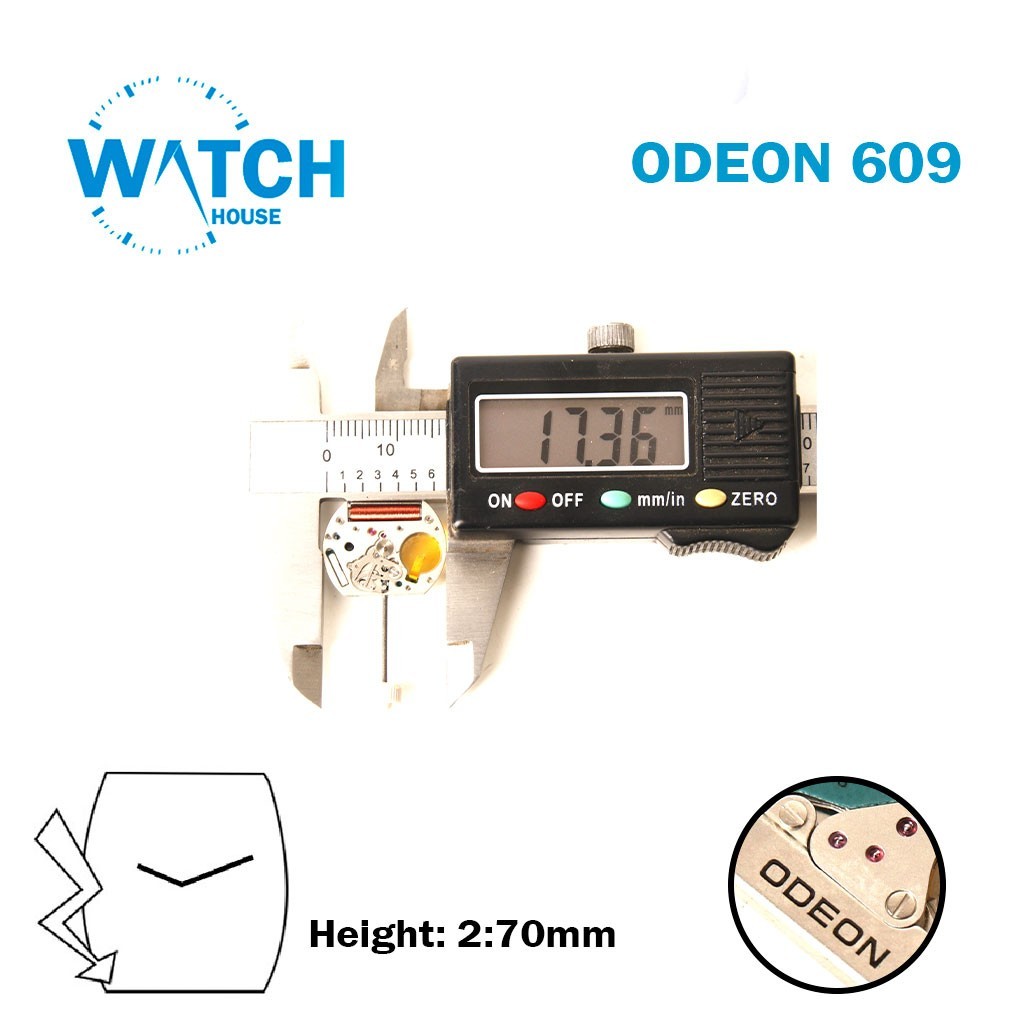 unverisal geneve ODEON 609 Swiss Made Movement -Without Disk-2 Hands-H:2.70mm.
