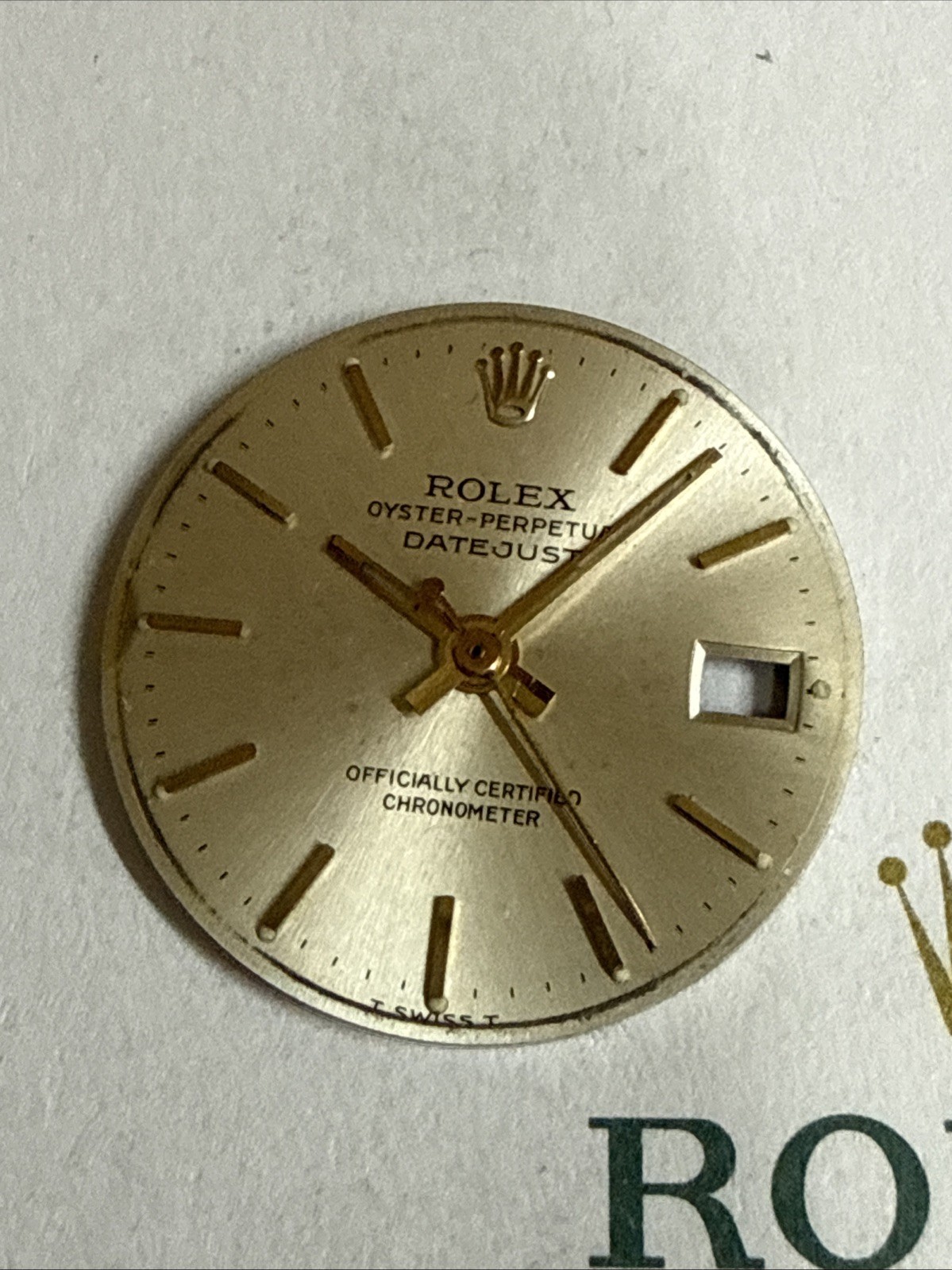 GENUINE Rolex 1130 1160 1161 1165 Silver Dial With Hands Perfect Condition