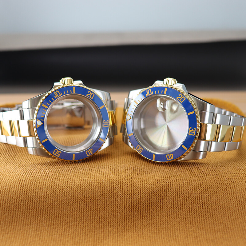 40mm diver Watch Cases 904 Strap Sapphire For Seiko Nh35 Nh36 nh38 Eta2824 8215