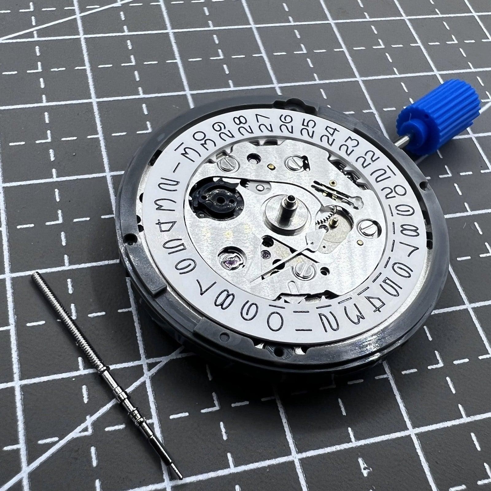 Japan Seiko NH35 Automatic Mechanical Movement High Accuracy White Disk