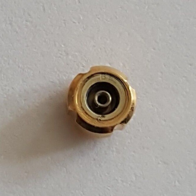 Omega Water Resistant Gold Plated Crown Part Number 42023