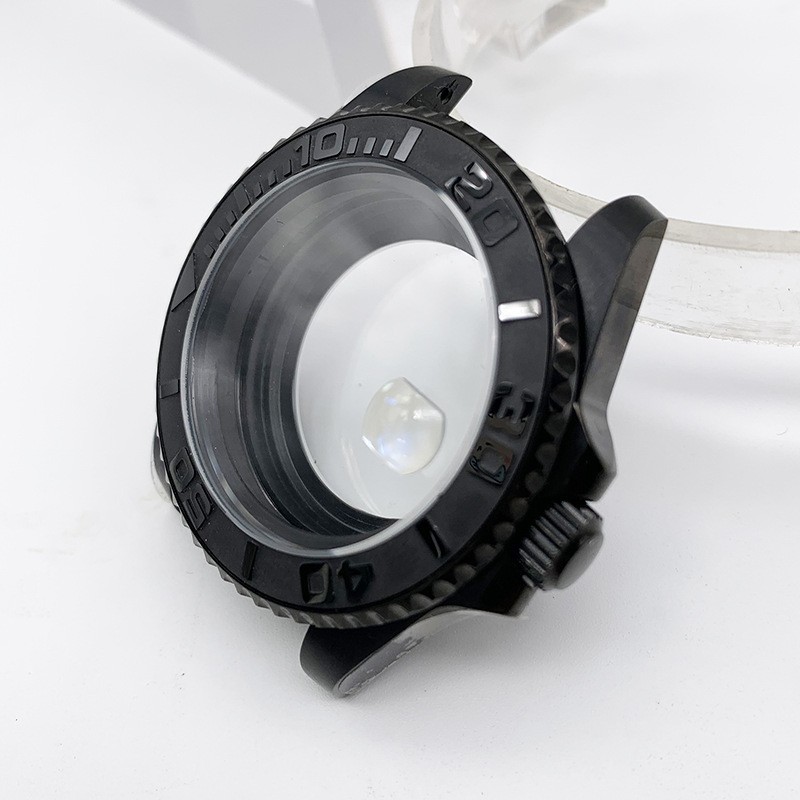 Watch Case 40mm Sapphire Crystal Fits 8215 NH35 Movement for ROX Style