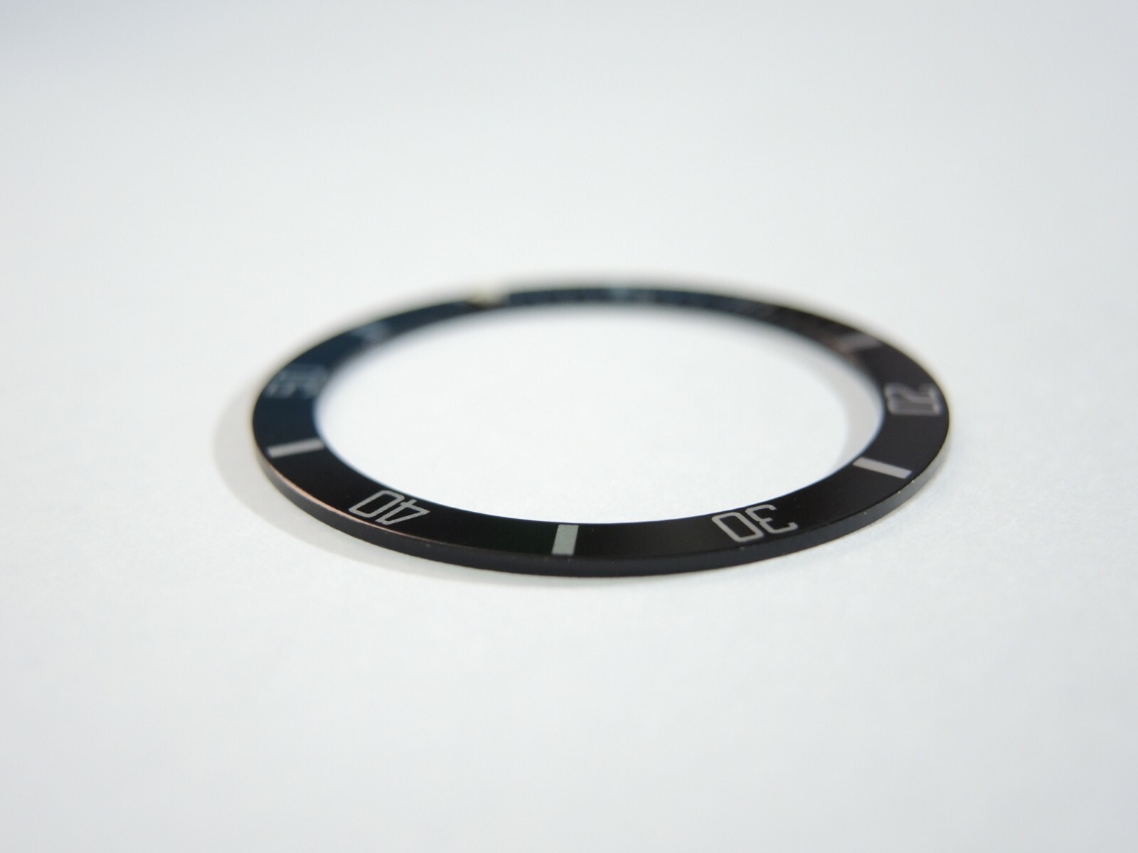 NEW BLACK SUBSTYLE FLAT BEZEL INSERT 33.5MM MEDIUM DIVERS SKX013 (7S26-0030)