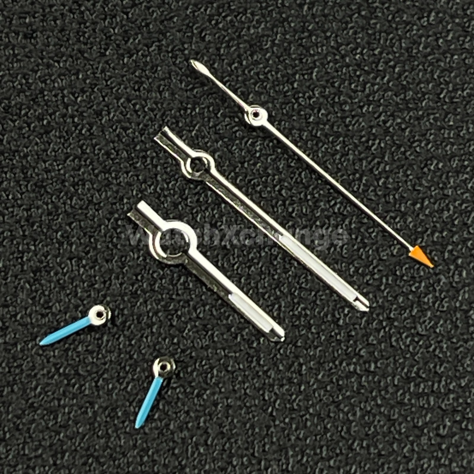 Silver & Blue Watch Hands Green Luminous 5 Watch Hands for Japan VK64 Movement