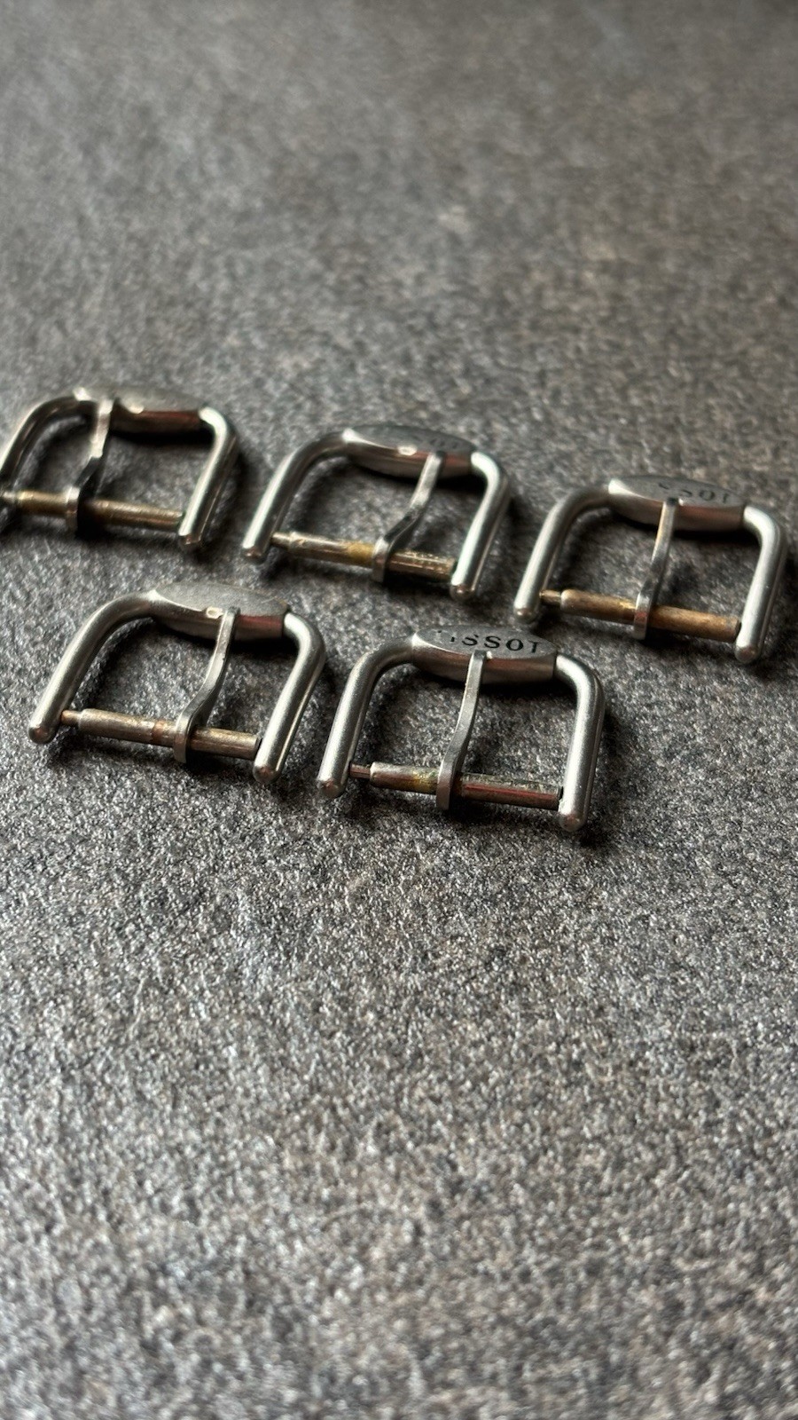 Tissot Buckle 14mm Vintage Steel Color Men Original Buckle Buckle Strap